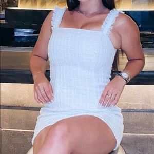 - Meshki white dress size small